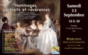 photo Hommages, portraits et révérences