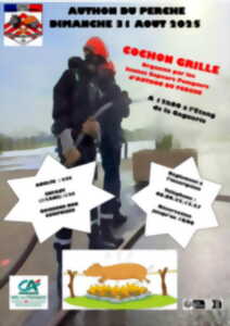 photo Cochon grillé par les jeunes sapeurs pompiers