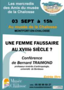 photo Conférence : une femme faussaire au XVIIIè siècle ?
