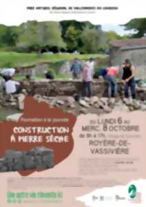 Chantier école de construction en pierre sèche