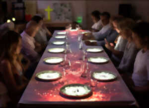 photo Dîner insolite OPUS Expérience : gastronomie et symphonie visuelle au Cloître des Récollets