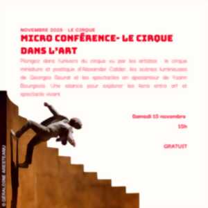 photo Micro conférence : le cirque dans l'art