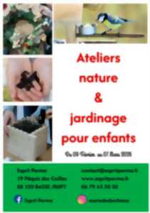 Atelier nature & jardin pour enfants
