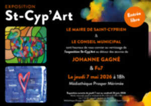 VERNISSAGE DE L'EXPOSITION ST-CYP'ART JOHANNE GAGNE & FO7