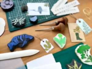 Atelier adulte : Fabrication de tampon thématique Alsace avec Le Héron Graveur