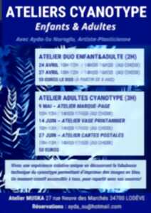 ATELIERS CYANOTYPE DUO ENFANTS & ADULTES