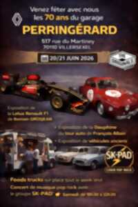 Exposition de voitures et concert rock