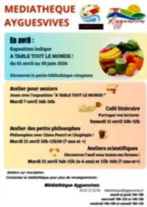 EN AVRIL À LA MÉDIATHÈQUE D'AYGUESVIVES