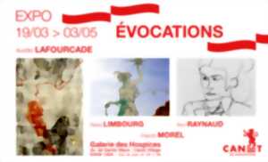 EXPOSITION : EVOCATION - LECTURE PUBLIQUE DES TEXTES PAR FRANCK MOREL