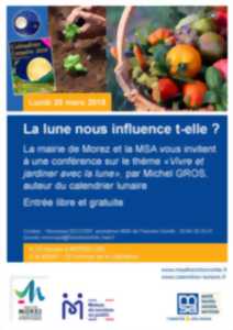 CONFERENCE - LA LUNE NOUS INFLUENCE T-ELLE ?